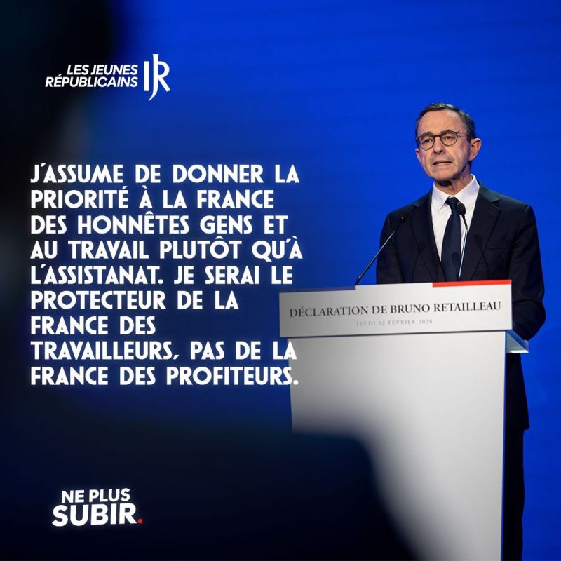 Image for the Tweet beginning: La voix de @BrunoRetailleau sera