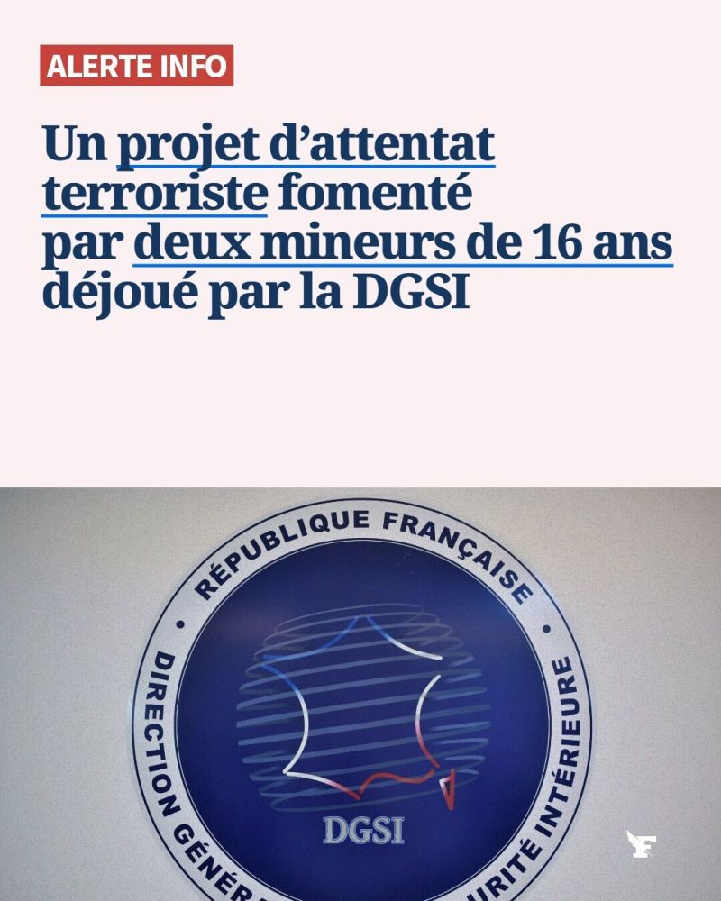 Image for the Tweet beginning: Les deux mineurs prévoyaient d’attaquer