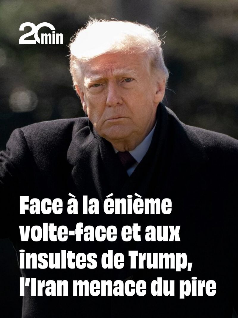 Image for the Tweet beginning: Même si, finalement, Trump laisse