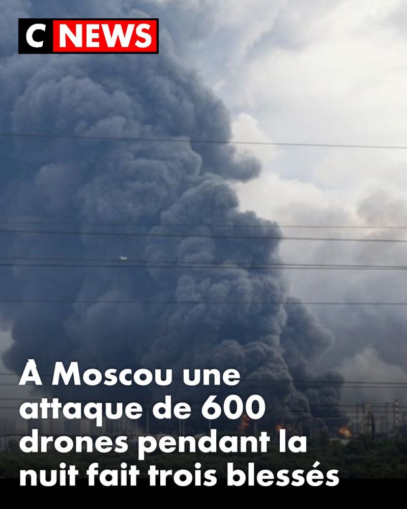 Image for the Tweet beginning: Moscou a été la cible